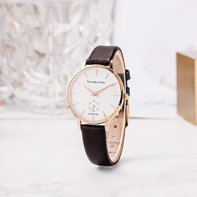 Women's watch with second hand on sale
