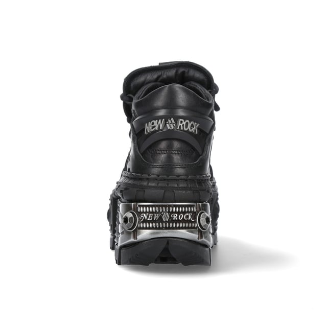 De Iconic Boot WALL106-S10 komt uit de altijd zo populaire Wall-collectie, gemaakt van het beste huidleer gecombineerd met een duurzame rubberen zool. Deze laarzen zijn voorzien van een vetersluiting, een gedempte binnenzool en een leren voering en belichamen de kwaliteit, stijl en comfort die je van New Rock Boots mag verwachten. Deze stijlvolle unisex-laarzen hebben een rubberen hak van 10 cm, waardoor je een opvallende verschijning krijgt die zeker de aandacht zal trekken. De pasvorm is fantastisch, strak en sexy zoals afgebeeld. Waarom koop je niet iets dat uniek, veelzijdig, stijlvol en anders is. Hakhoogte - 10 cm Platformhoogte - 8 cm Schachthoogte - 9 cm Zoolmateriaal - Natuurlijk rubber Buitenmateriaal - Koeienleer