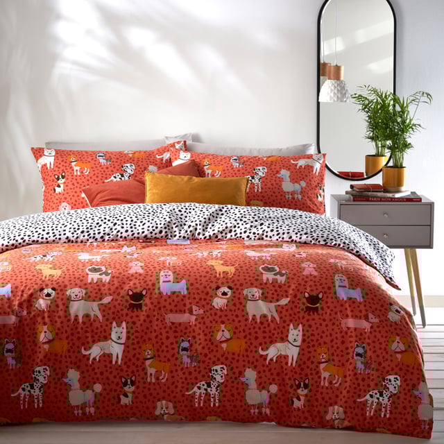 Dalmatian spot duvet cover discount