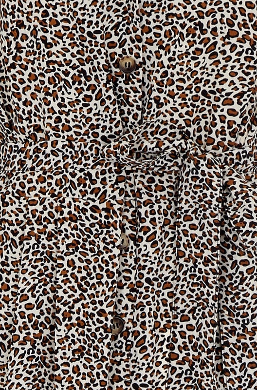 Meet the perfect one-piece: our Leopard Print Jumpsuit. On-trend and with a fierce twist, this sleeveless jumpsuit is cut from lightweight and smooth polyester. The semi-fitted cut allows the fabric to gather at the waist, secure with a tie and drape from the hips down. With pockets adding practicality, the animal print design is something to go wild for. 95% Polyester 5% Elastane. Machine Wash At 30. Length is 148cm/58inches.