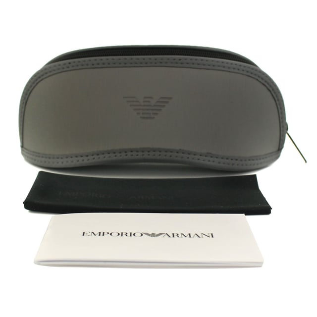 Las gafas de sol Emporio Armani 2059 320387 Matt Black Grey son de forma Victor, están hechas de metal y son para hombre.