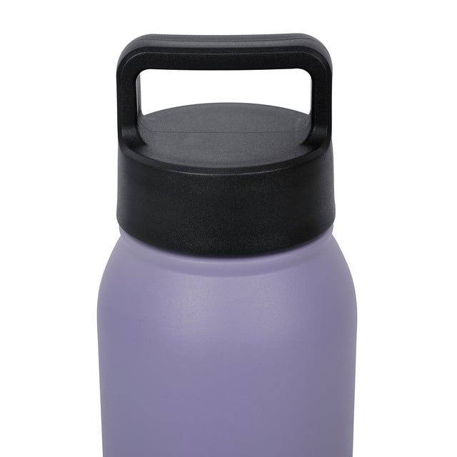 Material: 304 Stainless Steel. Durable. Carry Handle, Double-Walled, Hot Up To 6 Hours, Insulated, Keeps Drinks Cold For 12 Hours, Non-Slip Base, Rubber Base, Spill-Proof Lid, Twist Lid. Design: Logo. Capacity: 0.6L.