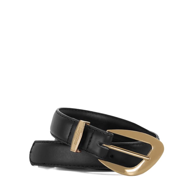 Revitalise your belt collection with Norla, this season's must-have leather accessory. Featuring an always-chic gold buckle and subtle Dune London branding, this versatile design can be teamed with dresses, skirts or tailored trousers. Norla is about to become an essential in your year-round wardrobe. Small/medium measures 70cm-88cm Medium/large measures 80cm-98cm