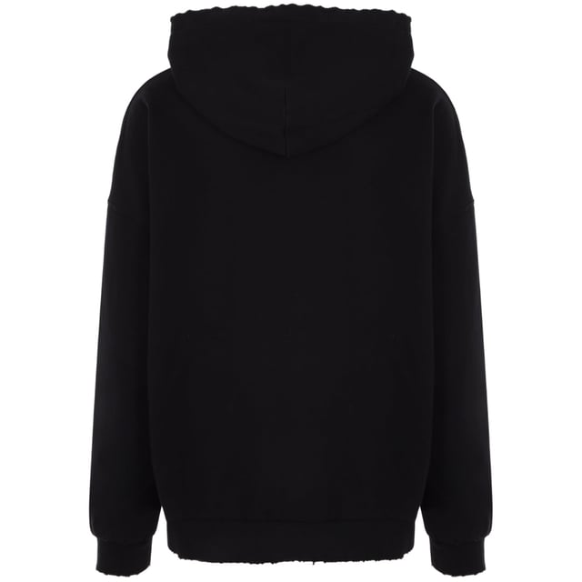 Palm Angels Logo Hoodie, Palm Angels Monogram Statement Logo Branding, Kangaroo Pocket, Elasticated Cuffs and Hem, 100% Cotton, Made In Portugal, Black Hoodie