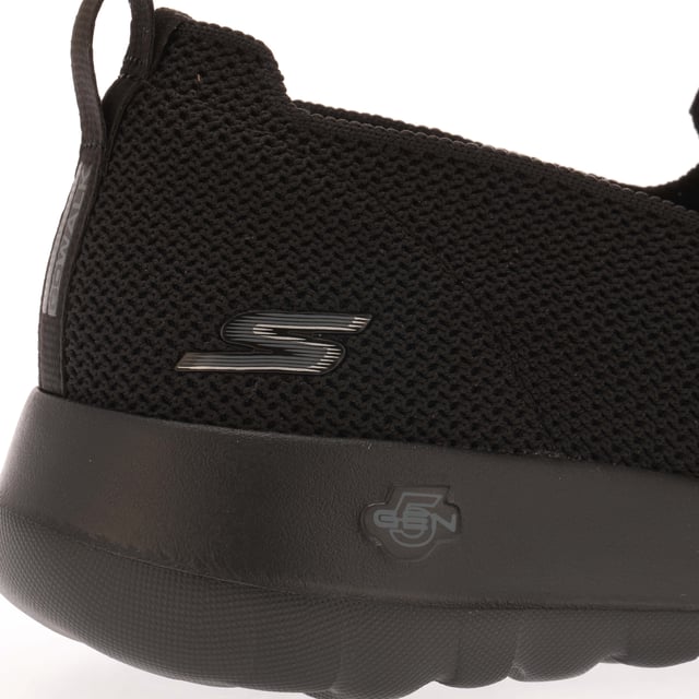 Womens Skechers Go Walk Joy - Sensational Day Shoes in black.- Stretch-Fit® breathable knit upper.- Slip on fastening.- Pull on loop.- Ortholite Insole.- Synthetic lining.- Innovative 5GEN® cushioned midsole.- Skechers Air-Cooled Goga Mat™ insole.- Ref: 124187BBK