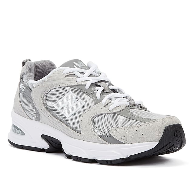 Introducing the New Balance MR530 Low Top Trainers, a perfect blend of style and functionality. Lightweight with unique cushioning and rubber sole , these sneakers offer comfort and a durable wear experience. The leather and mesh upper enhances breathability, keeping your feet cool and comfortable during any activity.