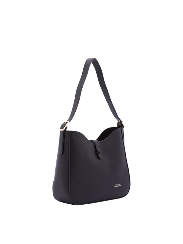 Bolso bandolera para mujer. El cierre es con imán. Los bolsillos internos son bolsillos internos con cremallera. Los bolsillos externos están ausentes. Falta la correa para el hombro. El asa es regulable en ecopiel. Hay un compartimento interno. El material exterior es ecopiel. Internamente está forrado en poliéster. Medidas: 24x27x9 cm. Producto de moda