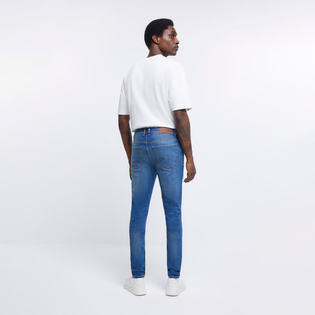 Spray on fit jeans top