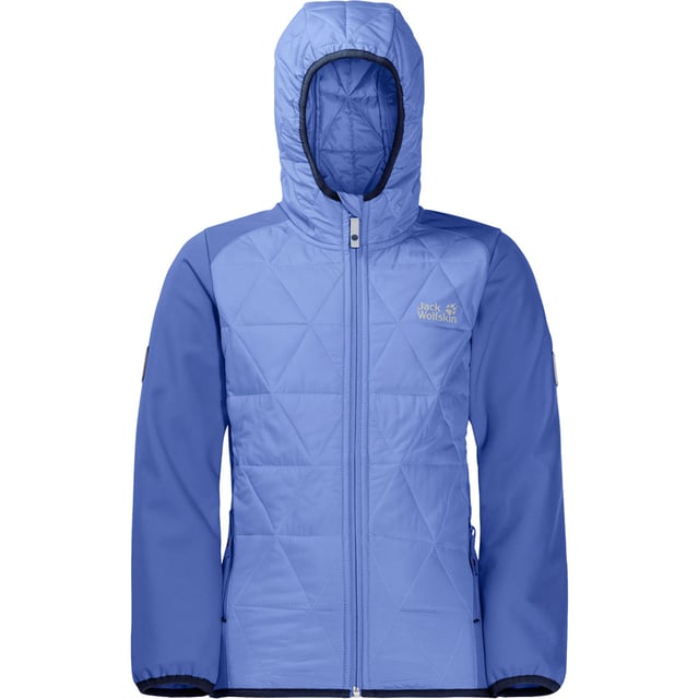 Jack Wolfskin Girls Grassland Softshell Water Resistant Hybrid Jacket