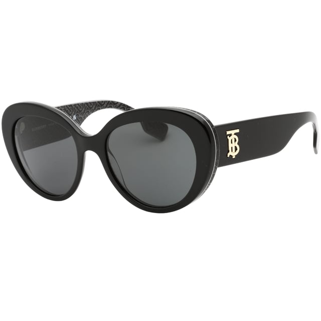 Burberry 0BE4298 397787 Shiny Black Sunglasses. A touch of fun for your summer days, but nothing too out of the ordinary for a Burberry collectible. Burberry Black Sunglass perfect for the summer. Burberry Shiny Black 0BE4298 397787 Sunglasses, Lens Width = 54mm, Nose Bridge Width = 18mm, Arm Length = 140mm, Made In Italy. Sunglasses, Sunglasses Case, Cleaning Cloth and Care Instructions all Included, 100% Protection Against UVA and UVB Sunlight and Conform to British Standard EN 1836:2005. Burberry Black Sunglasses. 0BE4298 397787