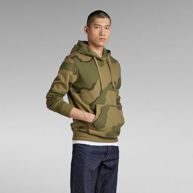G star raw camo hoodie 2025