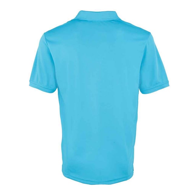 100% Polyester. Fabric: Micro Pique. Design: Plain. Neckline: Knitted, Ribbed Collar, Turn Down Collar. Cuff: Ribbed. Sleeve-Type: Short-Sleeved. Hem: Twin Needle Stitch. Fabric Technology: Coolchecker, Dye-Retention, Moisture Wicking, Quick Dry. 3 Button Placket, Easy-Care, Long Length, Panel Detail, Self-Coloured Buttons, Side Vents. 155gsm. Sustainability: REACH, Sedex, WRAP Certified.