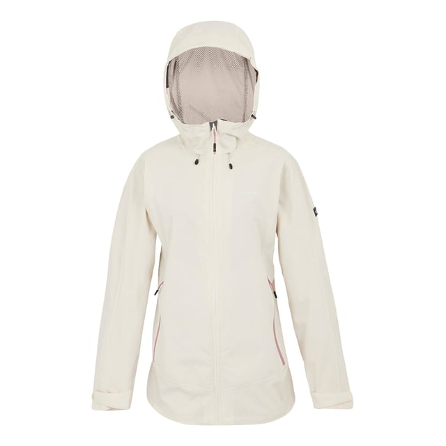 Materiaal: Gerecycleerd polyester. Stof: Ripstop, Stretch. Ontwerp: Logo, eenvoudig. Stoftechnologie: Ademend, Duurzaam, DWR Finish, Isotex 15000, Lichtgewicht, Waterafstotend, Waterdicht, Winddicht. Halslijn: Kap, staande kraag. Manchet: Haak en Lijn Riem. Mouwtype: Met lange mouwen. Getapete naden, Mesh panelen onder de armen, Ritsen onder de armen. Kapkenmerken: Verstelbaar, Gegroeid op Kap, Technisch. Zakken: 2 Onderzakken, 1 Binnenzak, Ritssluiting. Bevestiging: Volledige ritssluiting. 10000g/m²/24hrs. 8 UK: 32 in. 10 VK: 34 in. 12 VK: 36 in. 14 VK: 38 in. 20 VK: 45 in. 18 VK: 43 in. 16 VK: 40 in.