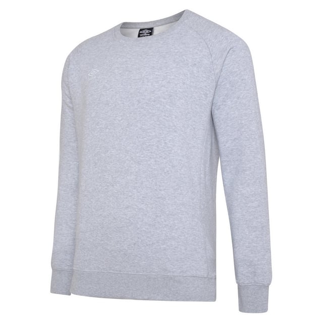 Material: 80% Cotton, 20% Polyester. Design: Stacked Logo. Flat Locked Seams. Hem: Ribbed. Sleeve-Type: Long-Sleeved. Cuff: Ribbed. Neckline: Ribbed, Round Neck. Fastening: Pull Over.