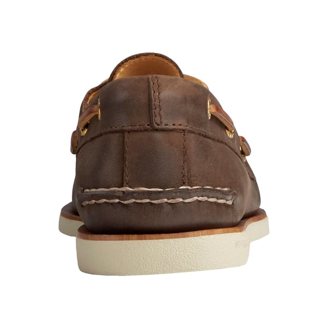 The Authentic Original, elevated to the Gold Cup standard with soft lambskin linings, rich leather uppers, 18k gold-plated eyelets, and a classic leather welt construction for durability.
