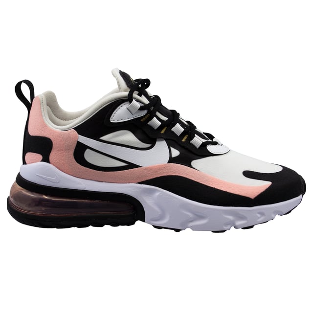 Nike Air Max 270 React Black White Coral Womens