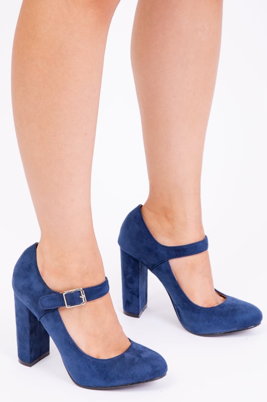 Office outlet navy heels