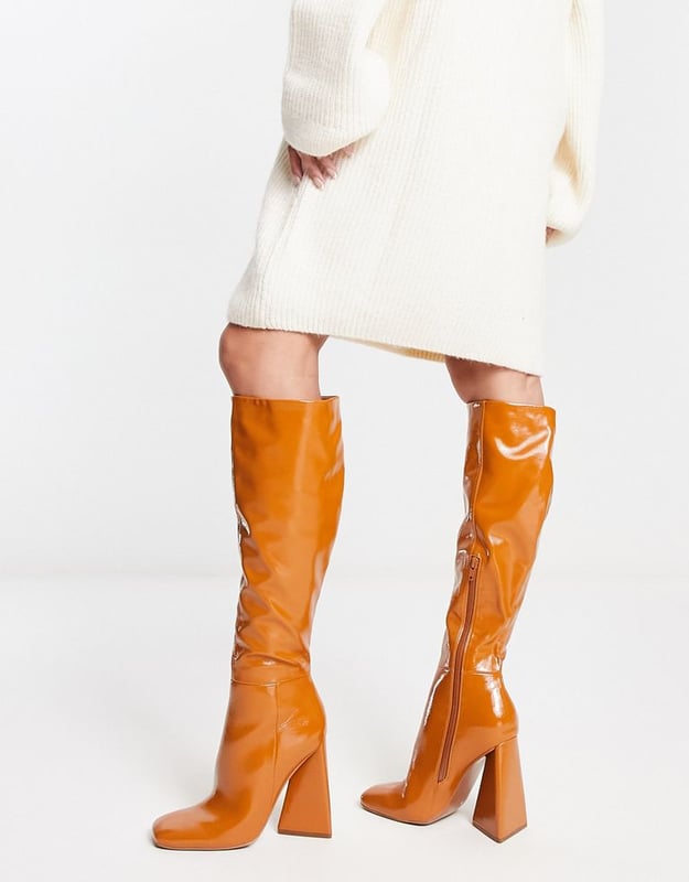 Asos mustard shoes discount