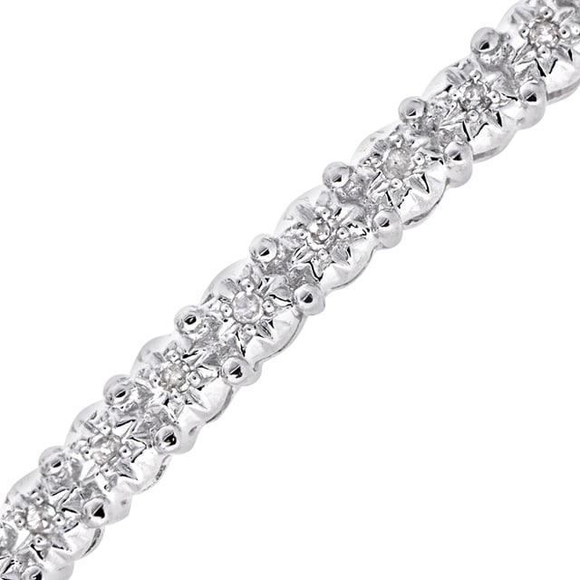 9K (375) White Gold: 6.3gr; # Diamond: 0.1ct