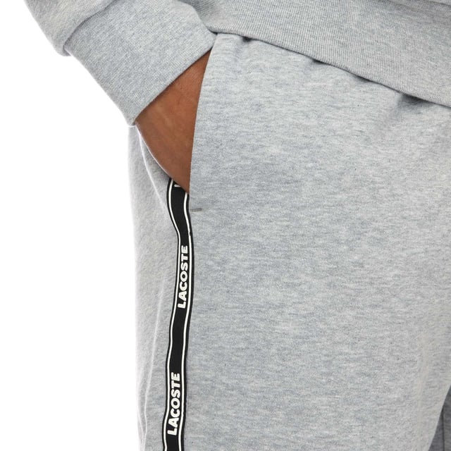 Grey lacoste 2025 tracksuit bottoms