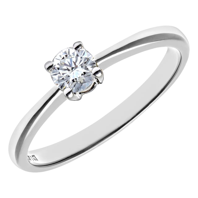 Oro amarillo de 9 quilates (375): 1,4 g; # Diamante: 0.25ct