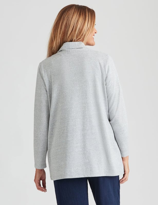 Womens Millers Long Sleeve Brushed Edge To Edge Cardigan