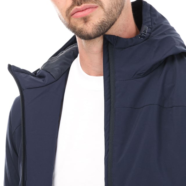 Men's Castore Long Length Bench Jacket in Navy