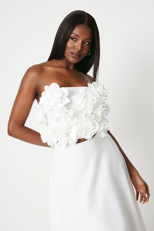 3d Flower Statement Top