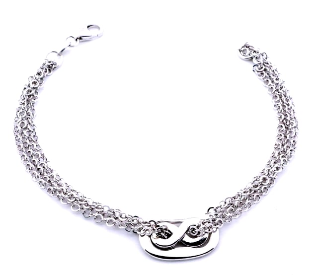 This dazzling Bracelet for Women from Orphelia  is the perfect gift to spoil yourself or a loved one. The Bracelet is made out of 925 Sterling Silver, colored Silver at Length: 19 cm weighing in at 7.8 grams with a Width of 1.2 cm at its widest point. The Orphelia Women's 925 Sterling Silver Bracelet - Silver ZA-1646 is delivered in a stunning gift box and carries a two year warranty.
