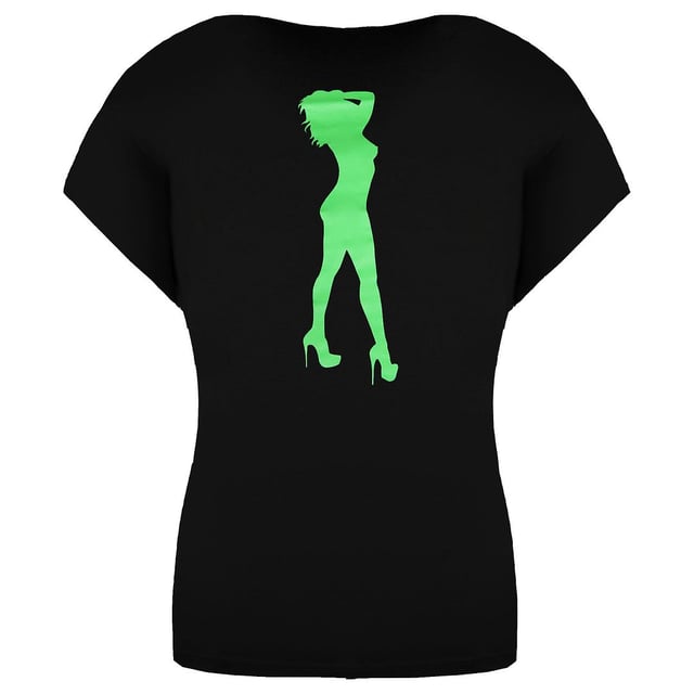 Supra x Heidi Klum Cochs Camiseta de mujer en V de manga corta para mujer 191902 008