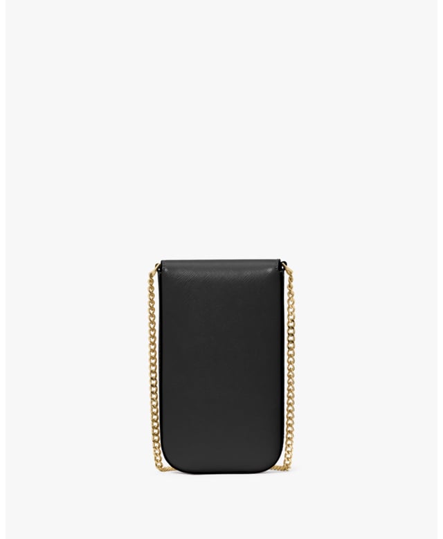 Madison Saffiano Leather North South Flap Phone Crossbody,  Length: 2.50 Cm,  Width: 10.00 Cm,  Height: 17.70 Cm