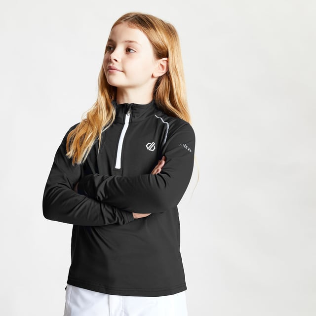 97% Polyester, 3% Elastane. Fabric: Brushed. Design: Logo. Sleeve-Type: Raglan. Neckline: Zip. Fabric Technology: Four Way Stretch, Lightweight, Quick Dry.