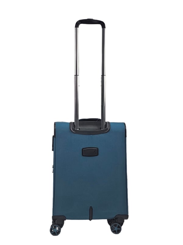 Maak kennis met onze lichtgewicht blauwgroen koffers. Waar stijl en functionaliteit samenkomen in een premiumpakket. Deze koffers zijn gemaakt om uit te blinken in de reiswereld en behoren tot de lichtste in hun klasse, terwijl ze opmerkelijke functionaliteit bieden. Deze tassen zijn gemaakt van ultrasterk Jacquard nylon 900D-materiaal, hebben robuuste fittingen en deskundig vakmanschap en combineren duurzaamheid met elegantie. Ontwerpkenmerken: Premium jacquard nylon 900D-materiaal voor aantrekkelijke sterkte. Zelfsluitende telescopische handgreep en ritssluiting voor meer gemak. Soepele 360 ​​dubbele spinners met 8 wielen voor moeiteloze mobiliteit. Uitbreidbare functie (exclusief cabinegrootte) voor veelzijdige verpakking. Veilig geïntegreerd TSA 3-cijferig cijferslot voor gemoedsrust. Ontdek binnenin een volledig gevoerd interieur met hoogwaardig polyester, verstelbare inpakriemen en een zak met ritssluiting rondom voor georganiseerde opslag. Omdat er voor elke maat een uittrekbaar adreslabel wordt meegeleverd, wordt het identificeren van uw tas moeiteloos. Verkrijgbaar in 3 maten Cabin, medium en large. Deze koffers voldoen aan elke reisbehoefte, van korte uitjes tot langere vakanties. Kleine cabine 20"| 55x37x20cm, 35L, 2,7KG, medium check-in 24"| 67x44x25cm,65L,3,1KG, Large Check-in 28"|77x48x31cm,95L,3,8 KG Opmerking: Selecteer de gewenste maat. Maten worden afzonderlijk verkocht, niet in sets.
