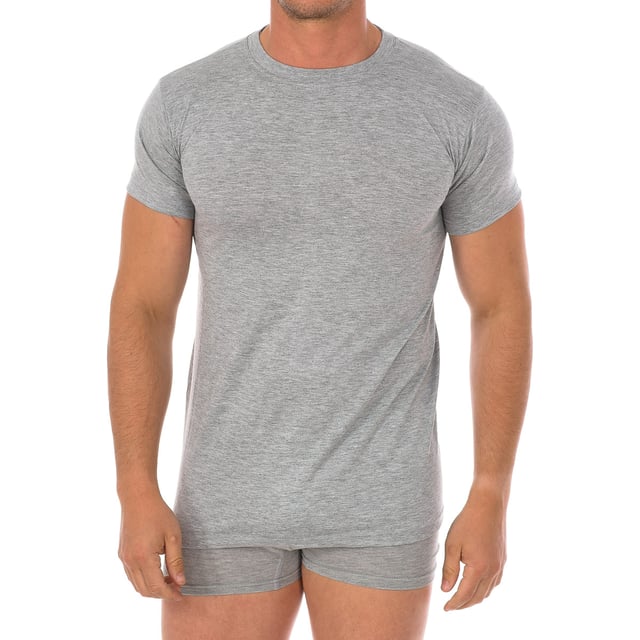 Q-EN inner short sleeve t-shirt.
 Round neckline with ribbed finish.
 Fitted style with premium quality.
 Breathable and soft fabric.
 Composition: 100% cotton
 Care:
Wash at max temperature. 40º.
 - Do not use bleach.
 - Do not use dryer.
 - Do not iron.
 - Do not dry clean.