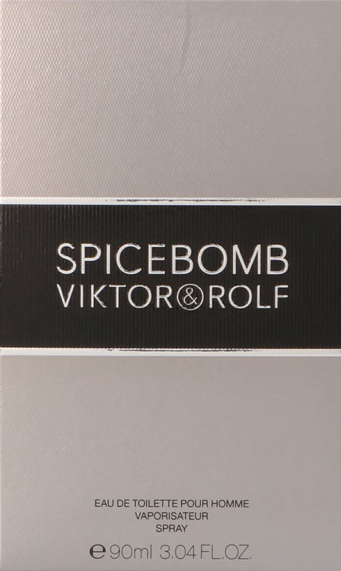 Spicebomb by Viktor  Rolf is a woody spicy fragrance for men. Top notes bergamot grapefruit pink pepper elemi. Middle notes saffron cinnamon paprika. Base notes vetiver tobacco leather. Spicebomb was launched in 2012.
