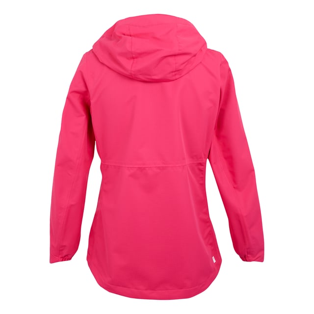 100% Polyester. Voering: Mesh, Bedrukt. Stof: structuur. Ontwerp: Logo, Effen, Tekst. 118gsm. Stoftechnologie: Ademend, Duurzaam Waterafstotend Afgewerkt, Isotex 10000, Waterdicht, Winddicht. Manchet: Gebogen, deels elastisch. Halslijn: Kapitein. Mouwtype: Met lange mouwen. Getapete naden. Kap Kenmerken: Op de kap gegroeid, Technisch, Knevelversteller, Bedrade piek. Zakken: 1 binnenzak, 2 zijzakken, ritssluiting. Bevestiging: Volledige ritssluiting. Waterdichte classificatie: 10000mm. 10000g/m²/24hrs. Zoom: Schokkoordzoom. 6 VK: 30 in. 8 UK: 32 in. 10 VK: 34 in. 12 VK: 36 in. 14 VK: 38 in. 20 VK: 45 in. 22 VK: 48 in. 24 VK: 50 in. 18 VK: 43 in. 16 VK: 40 in.
