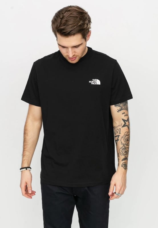 The North Face Mens SS Simple Dome T Shirt Black