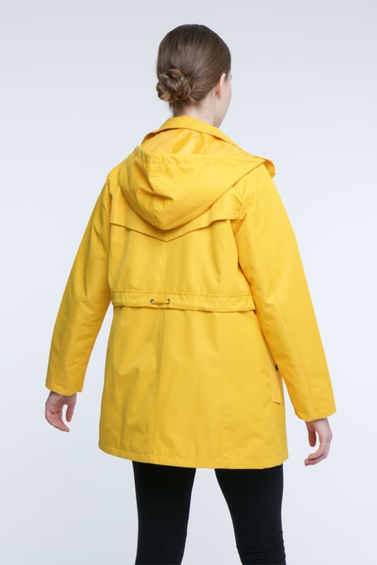 Short discount yellow raincoat