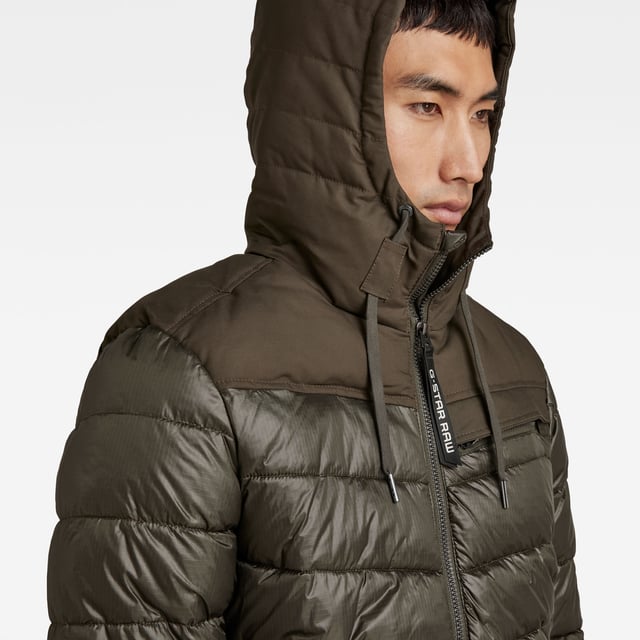 G Star RAW Attacc Quilted Hooded Jacket