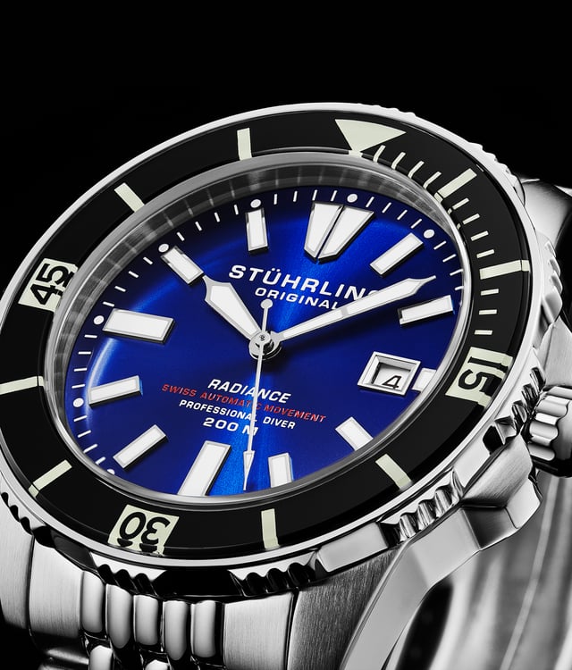 Stuhrling automatic top dive watch