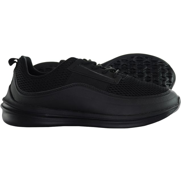 Henleys Silva Men's Black Running Trainers, a fusion of style and performance tailored for the modern athlete. Crafted with precision and designed to elevate your running experience, these trainers are your perfect companion for hitting the track or the pavement with confidence.

Key Features:

 Sleek Design:  The trainers boast a sleek black exterior, exuding a sense of sophistication while keeping your look effortlessly stylish.

 Breathable Upper: Engineered with a breathable mesh upper, these trainers ensure optimal airflow, keeping your feet cool and comfortable even during intense workouts.

 Lightweight Construction: Constructed with lightweight materials, these trainers offer a feather-light feel, allowing for unrestricted movement and agility.

 Cushioned Midsole: Equipped with a cushioned midsole, these trainers provide exceptional shock absorption, reducing impact on your joints and enhancing overall comfort during long runs.