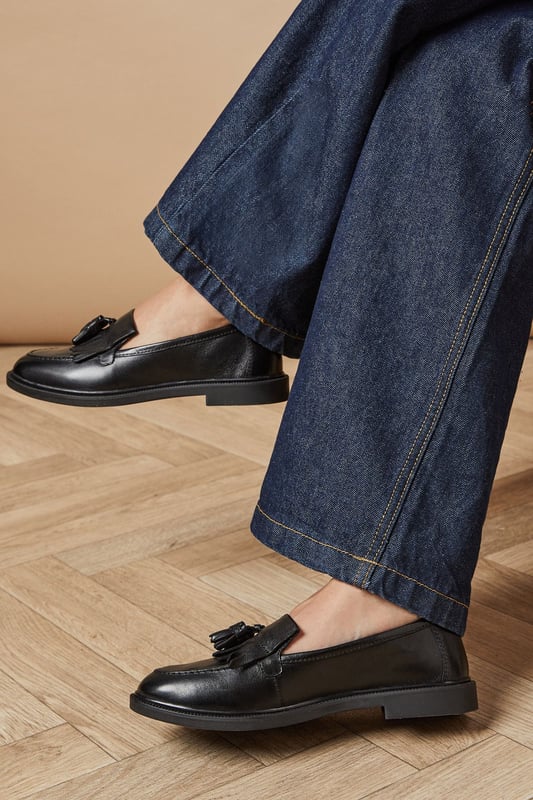 Leather Brighton Tassel Loafer
