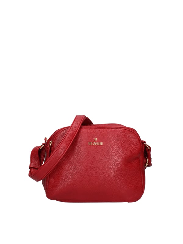 Bolso bandolera para mujer. El cierre es con cremallera. Los bolsillos internos son uno con cremallera y dos abiertos. Los bolsillos externos son uno en la espalda con cremallera. La bandolera es ajustable en piel. Falta el mango. Hay tres compartimentos internos. El material exterior es ecopiel. Internamente está forrado en poliéster. Medidas: 26x19x11 cm. Producto de moda