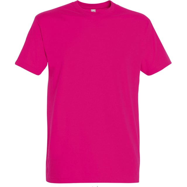 Taped back neck. Rib neckline. Tubular body. Twin needle stitching. Fabric weight: 190 gsm. Material: 100% ringspun combed cotton. Chest (to fit): XS(35/36), S(36/38), M(38/40), L(41/42), XL(43/44), XXL(45/47), 3XL(47/49), 4XL(50/52), 5XL(53/55).