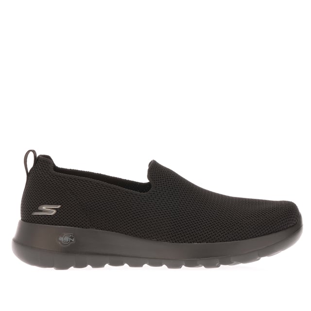 Womens Skechers Go Walk Joy - Sensational Day Shoes in black.- Stretch-Fit® breathable knit upper.- Slip on fastening.- Pull on loop.- Ortholite Insole.- Synthetic lining.- Innovative 5GEN® cushioned midsole.- Skechers Air-Cooled Goga Mat™ insole.- Ref: 124187BBK