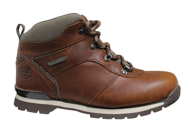 Timberland Splitrock 2 Mid Hiker Kids Brown Leather Lace Up