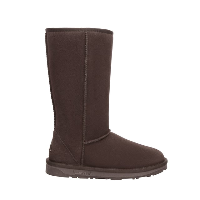 EVER AU Women Whistler Tall Classic Boots - Chocolate Classic never goes wrong! The height provides extra warmth for those who take it down seriously. With the upper made from high-quality cow suede, they are sure to last for many seasons.
Specification:
Cow Suede Upper
Sheepskin Wool Lining
Sheepskin Wool Insole
EVA Sole
Technologies:
Water & Stain Resistance Upper
Slip Resistance Outsole