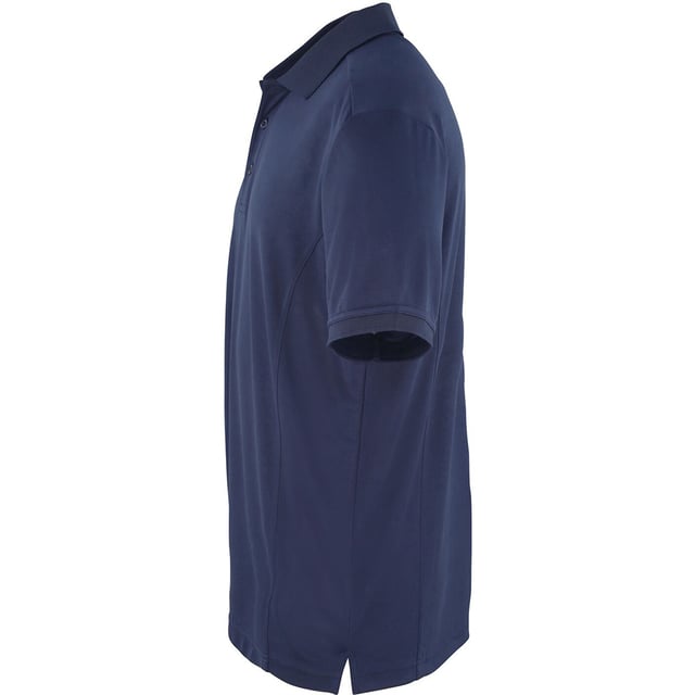 A men´s fit polo t-shirt with panelled detail for a more fitted shape. A stylish knit collar and 3 button placket to the neckline make for a modern piece of workwear which acts as a smart alternative to a shirt. Wicking features that will help draw moisture away from the body under hot conditions. Quick drying and excellent colour retention. Fabric: 100% Polyester pique. Weight: 155gsm. S, M, L, XL, 2XL, 3XL (35”, 37”, 41”, 44”, 47”, 52”).