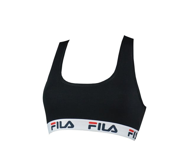 Leichter Damen Bustier von der Marke FILA.
Angenehm weiche Baumwoll-Qualität.
Ohne Bügel und ungepolstert.
Unterbrustbund mit FILA-Logo.