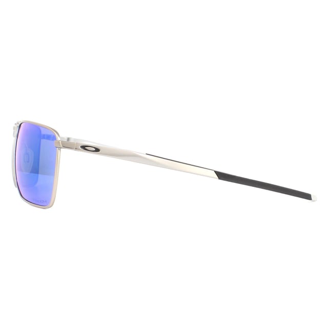 Oakley Sunglasses Ejector OO4142-04 Satin Chrome Prizm Sapphire are a very modern style with angular lenses and sculptured temples. The thin and strong wire design is still as popular and fashionable as when Oakley introduced wire frames a fair few years ago now